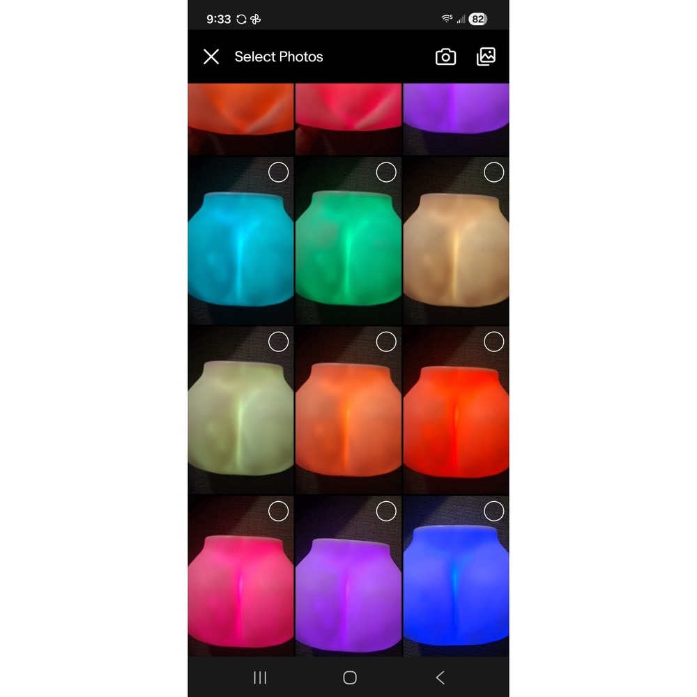 Novelty Oddity Butt‎ Lamp Color-Changing Spencer's Gifts